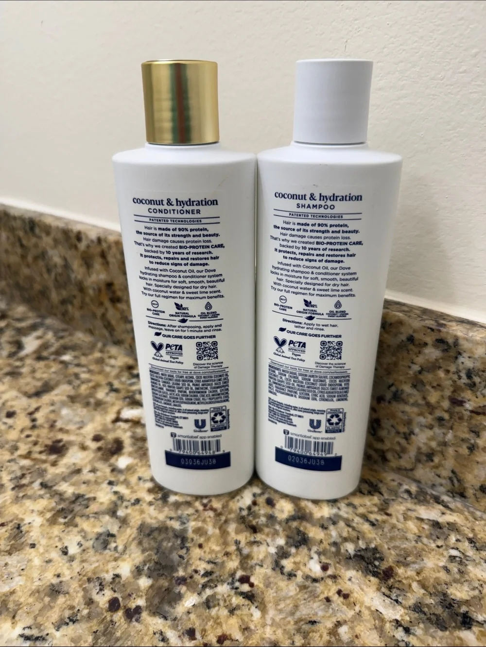 NWT Dove Coconut & Hydration Shampoo and Conditioner Set